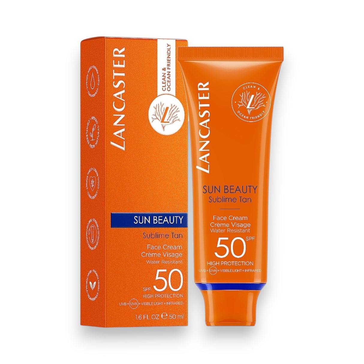 Lancaster Sun Beauty spf50 Face Cream 50ml Glagil