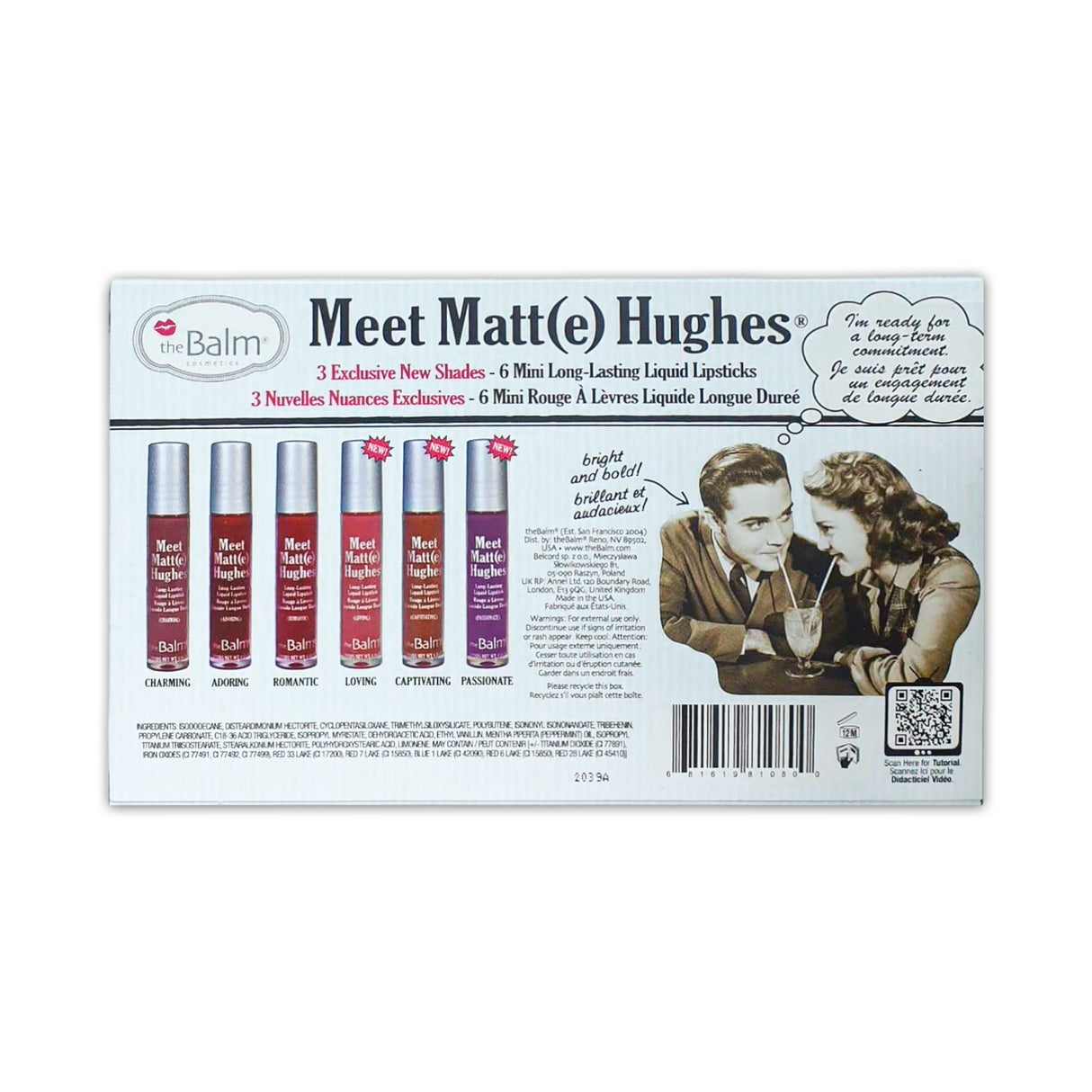 The Blam Meet Matt(e) Hughes Lipstick, 7.2ml Glagil