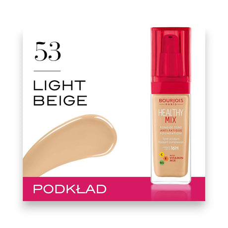 Bourjois Healthy Mix Anti-Fatigue Foundation, 30ml Glagil