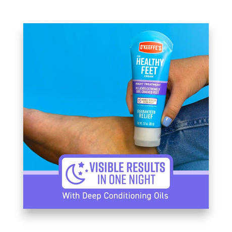 O Keeffes Healthy Feet Night Treatment Cream 85g Glagil