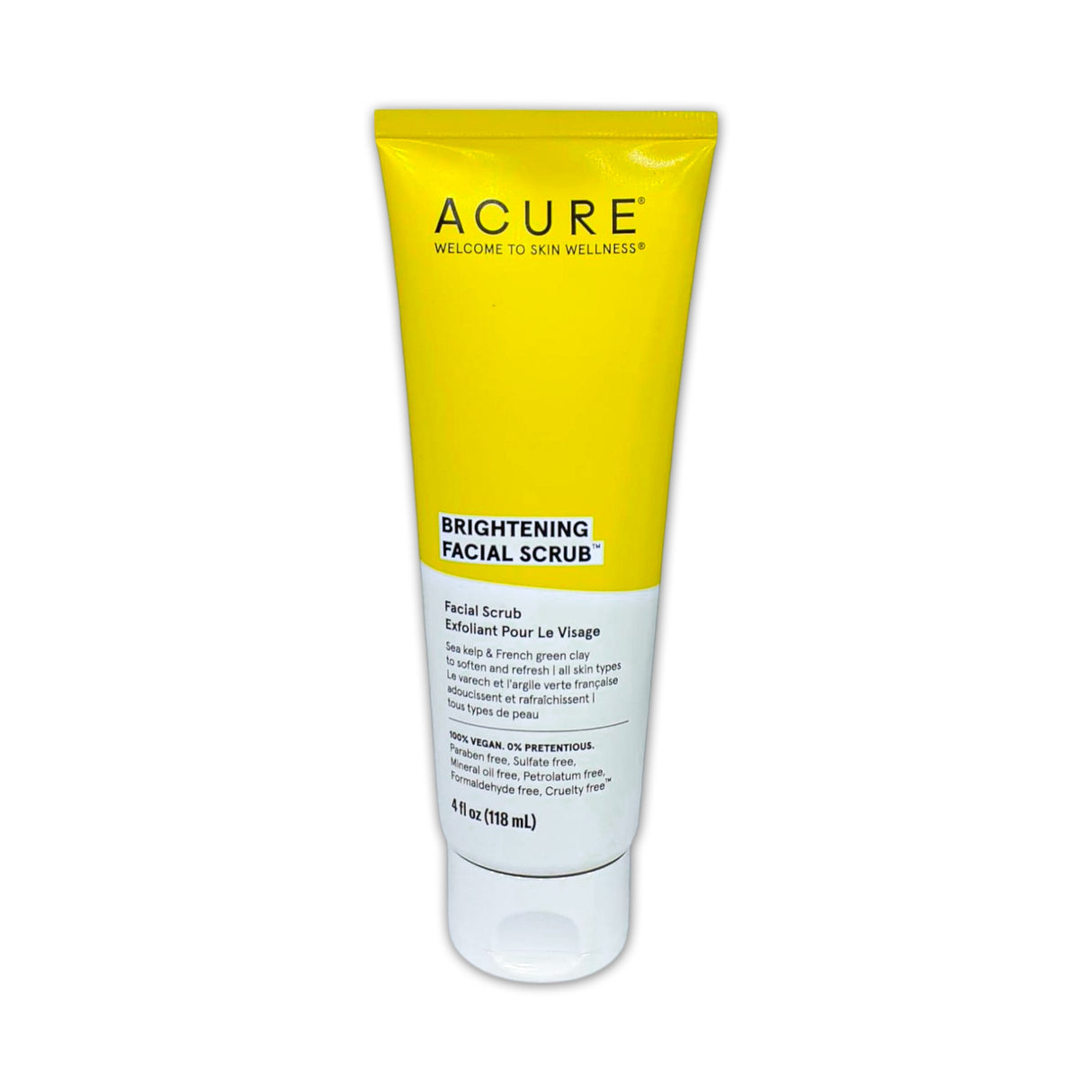 Acure Brightening Facial Scrub 118ml Glagil