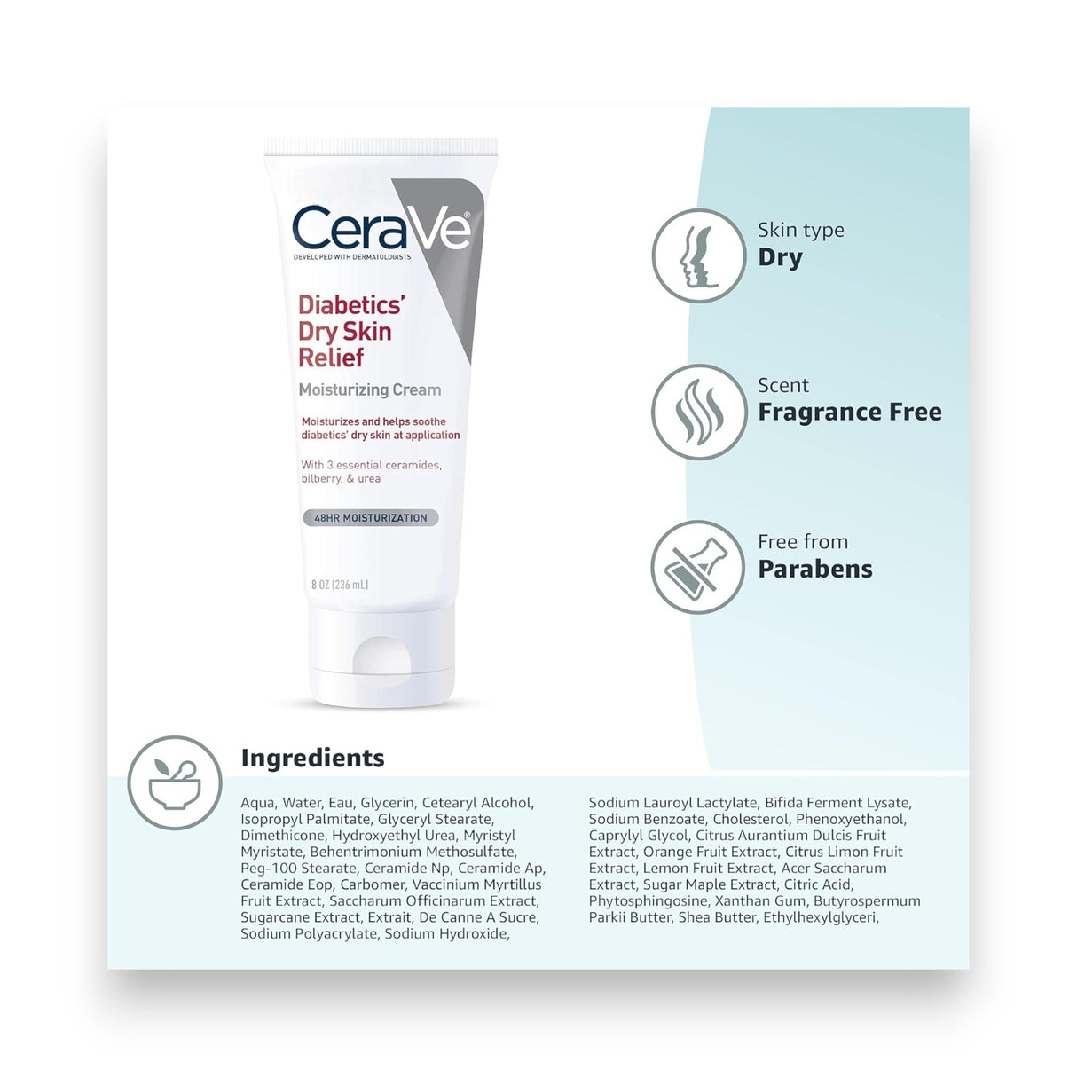 CeraVe Moisturizing Cream 236ml Glagil