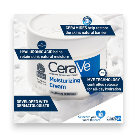 CeraVe Moisturizing Cream 340g Glagil