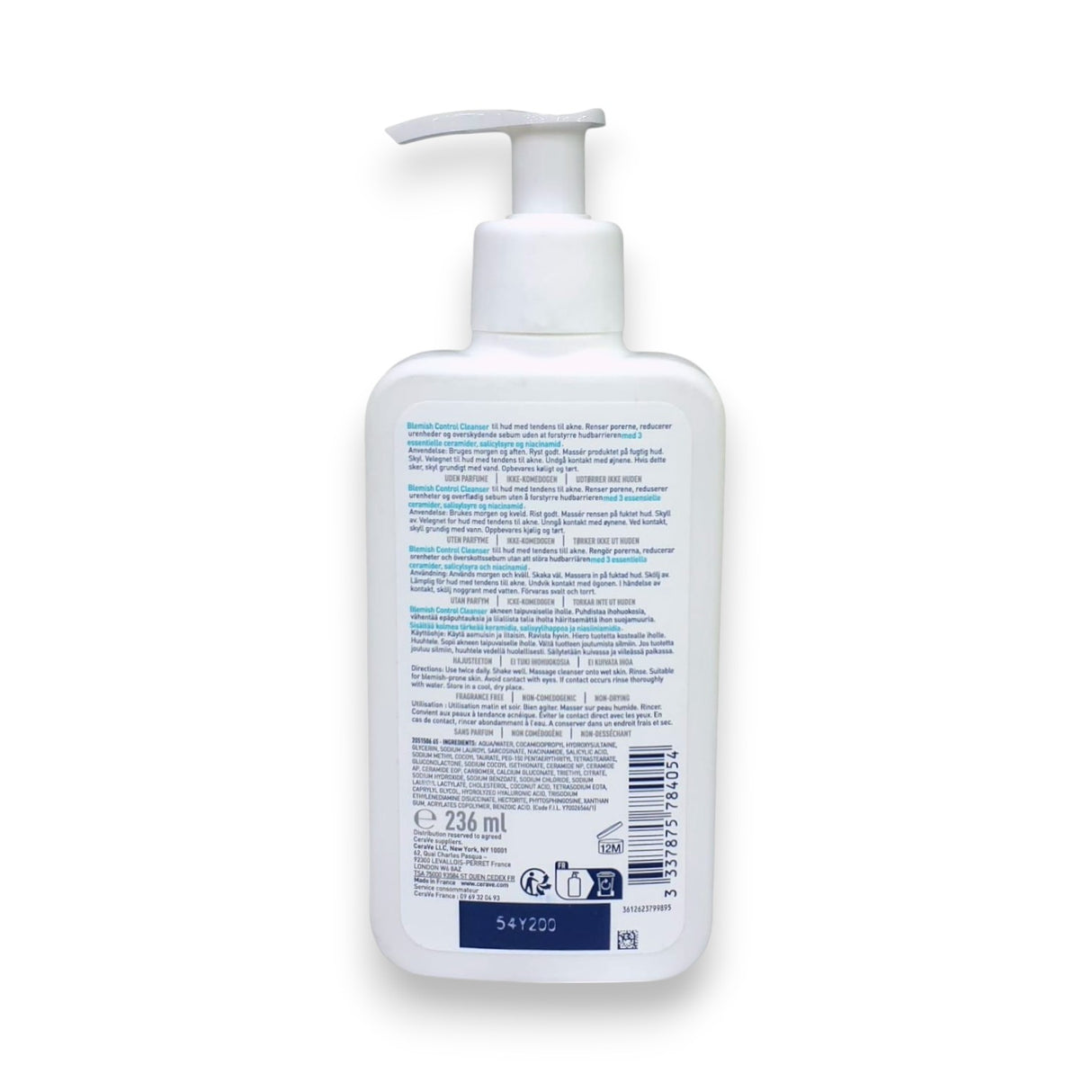 CeraVe Blemish Control Cleanser for Blemish Prone Skin 236ml Glagil