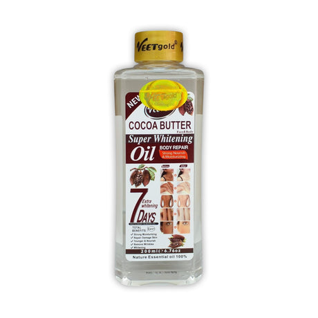 Veet Gold Cocoa Butter Super Brightening Oil 200ml Glagil