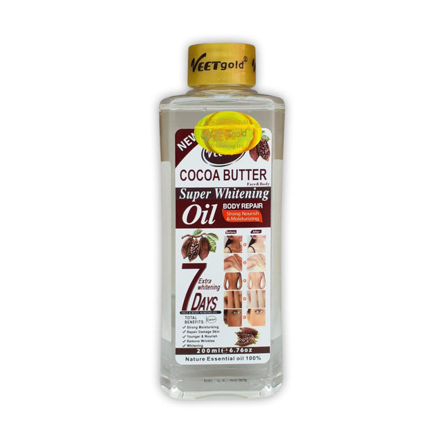 Veet Gold Cocoa Butter Super Brightening Oil 200ml Glagil