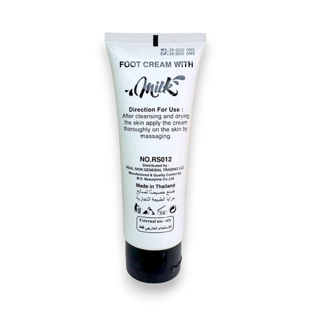 Real Skin Foot Cream with Milk, 100g Glagil