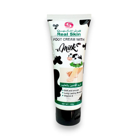 Real Skin Foot Cream with Milk, 100g Glagil