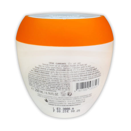 CT+ Clear Therapy Extra Lightening Cream with Carrot Oil, 200ml Glagil