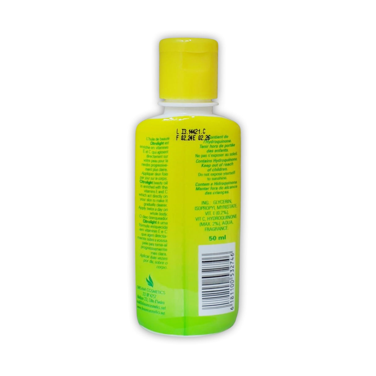 Citrolight Lightening Beauty With Citrus Oil 50ml Glagil