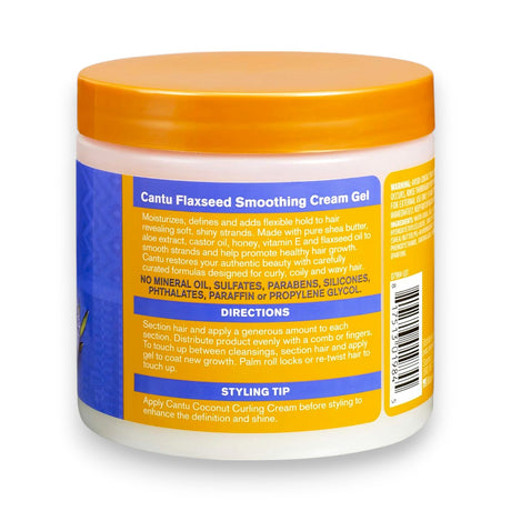 Cantu Flaxseed Smoothing cream Gel 453g Glagil