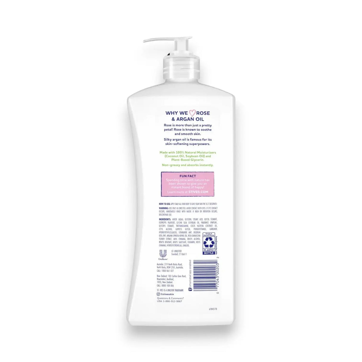 St. Ives Body Lotion, 621ml Glagil