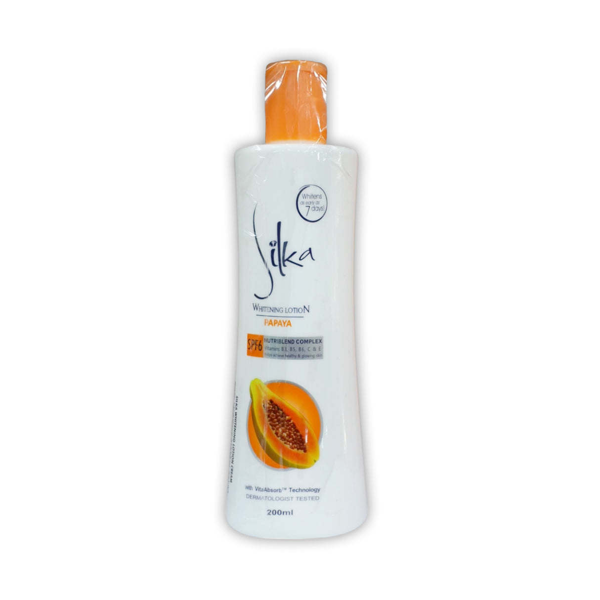 Silka Skin Brightening Lotion Papaya SPF6 300ml Glagil