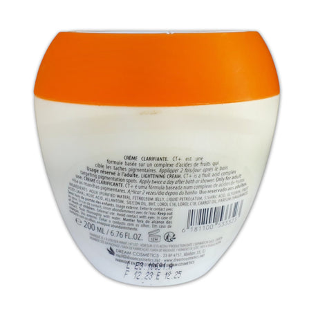 CT+ Clear Therapy Extra Lightening Cream with Carrot Oil 200ml Glagil