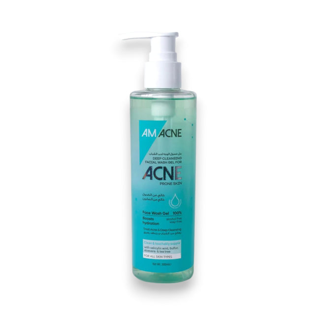 Am Acne Prone Skin Face Wash Gel 200ml Glagil