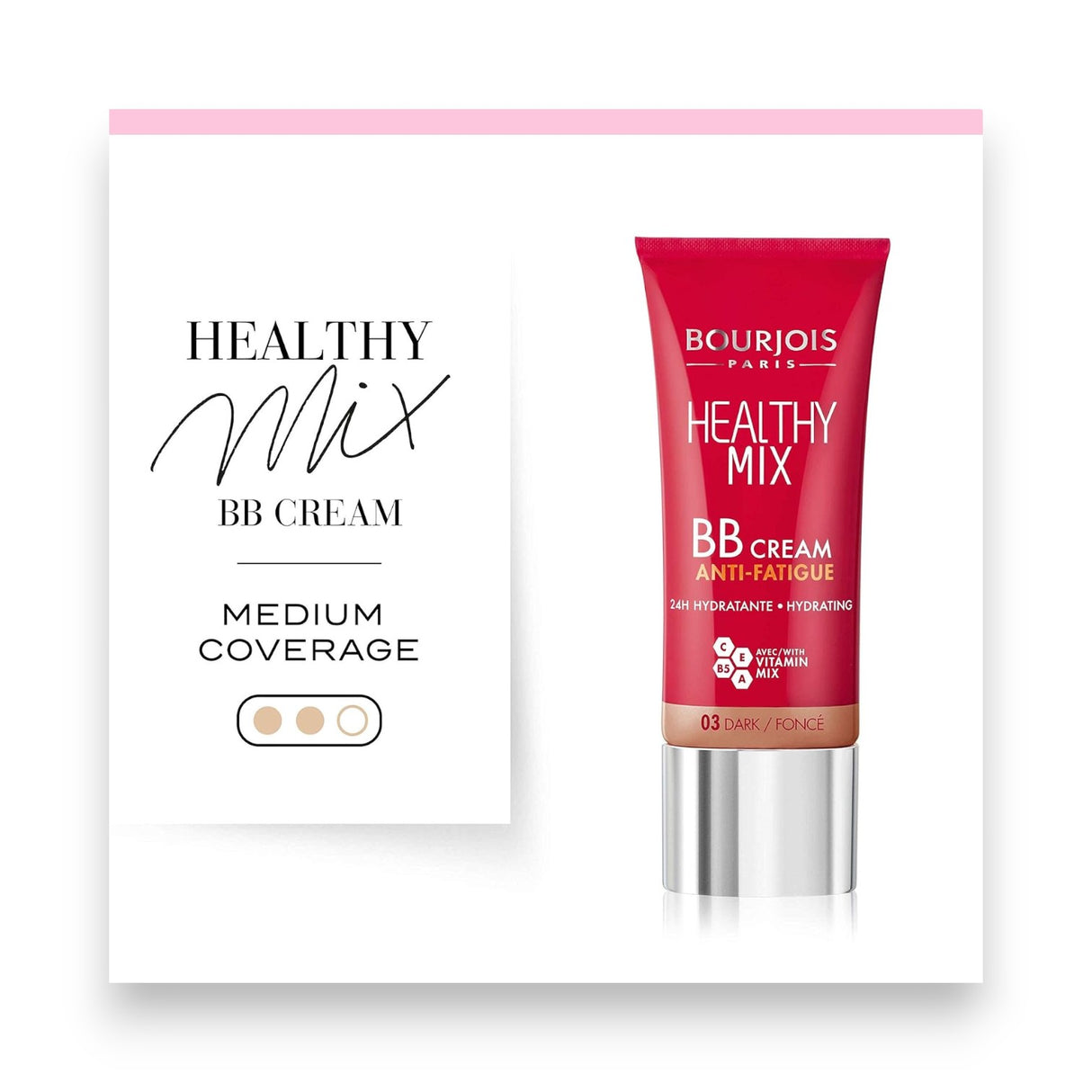 Bourjois Healthy Mix BB Cream Shaded 02 - 30ml Glagil