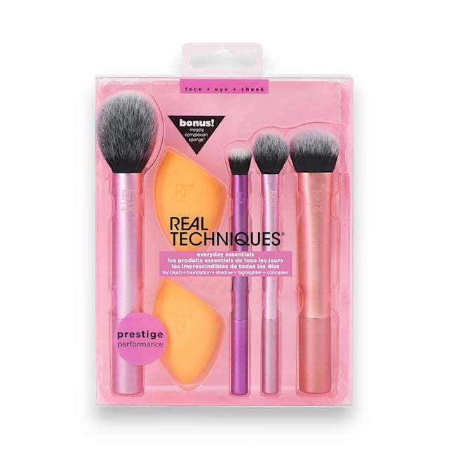 Real Techniques Everyday Essential Makeup Brush Set Glagil