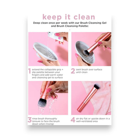 Real Techniques Everyday Essential Makeup Brush Set Glagil