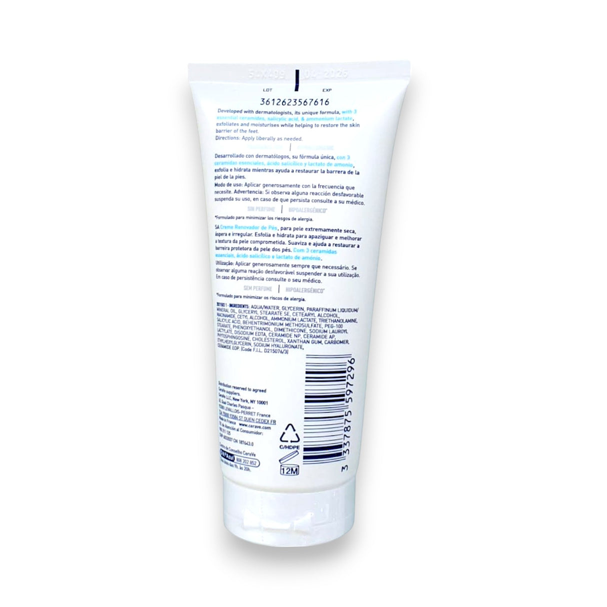 Cerave SA Renewing Foot Cream 88ml Glagil