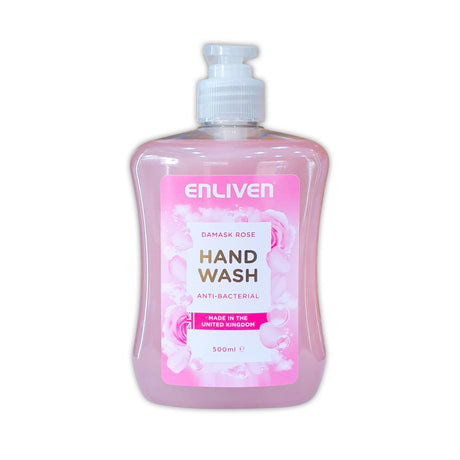 Enliven Damask Rose Anti-Bacterial Hand Wash 500ml Glagil