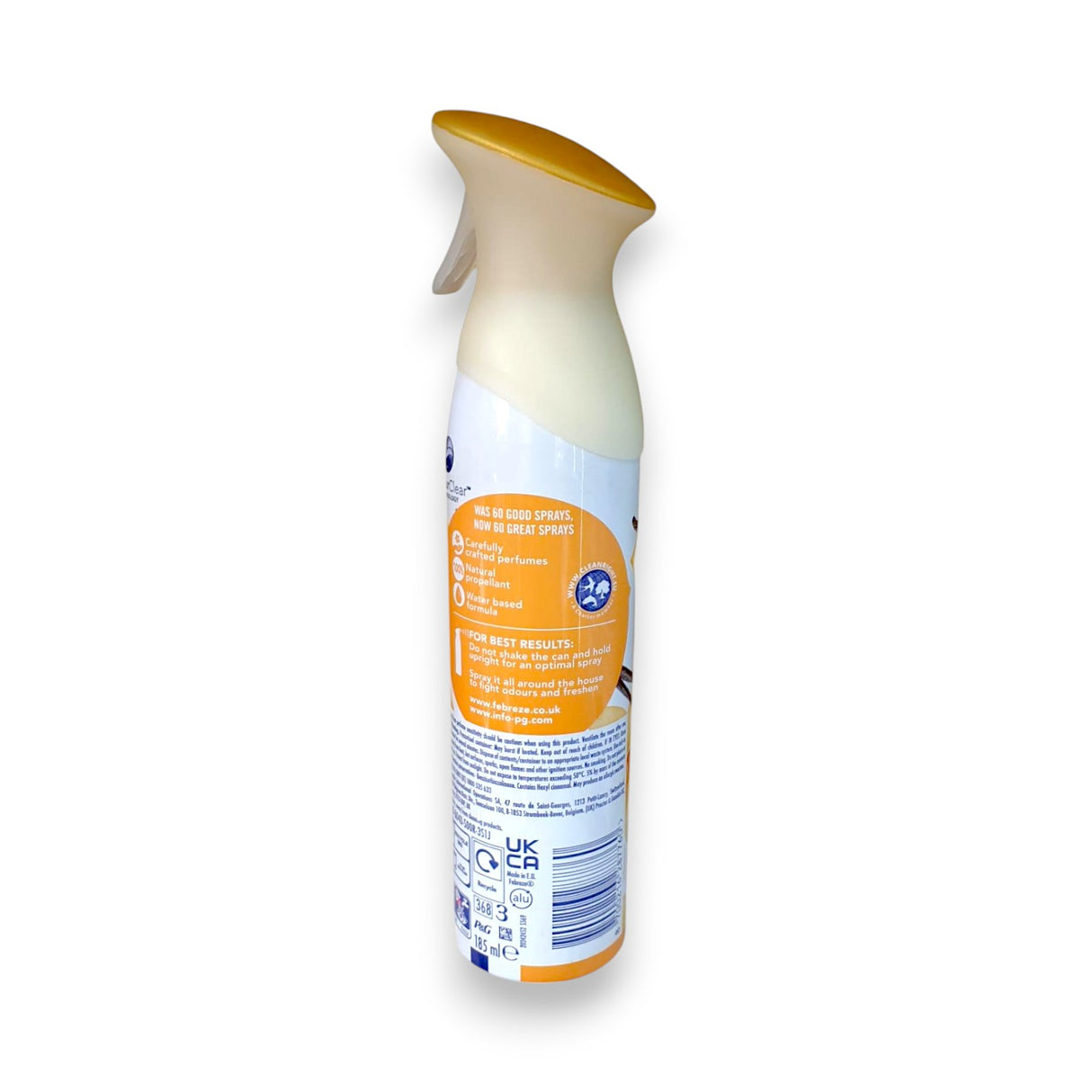 Febreze Vanilla and Magnolia Air Mist 185ml Glagil