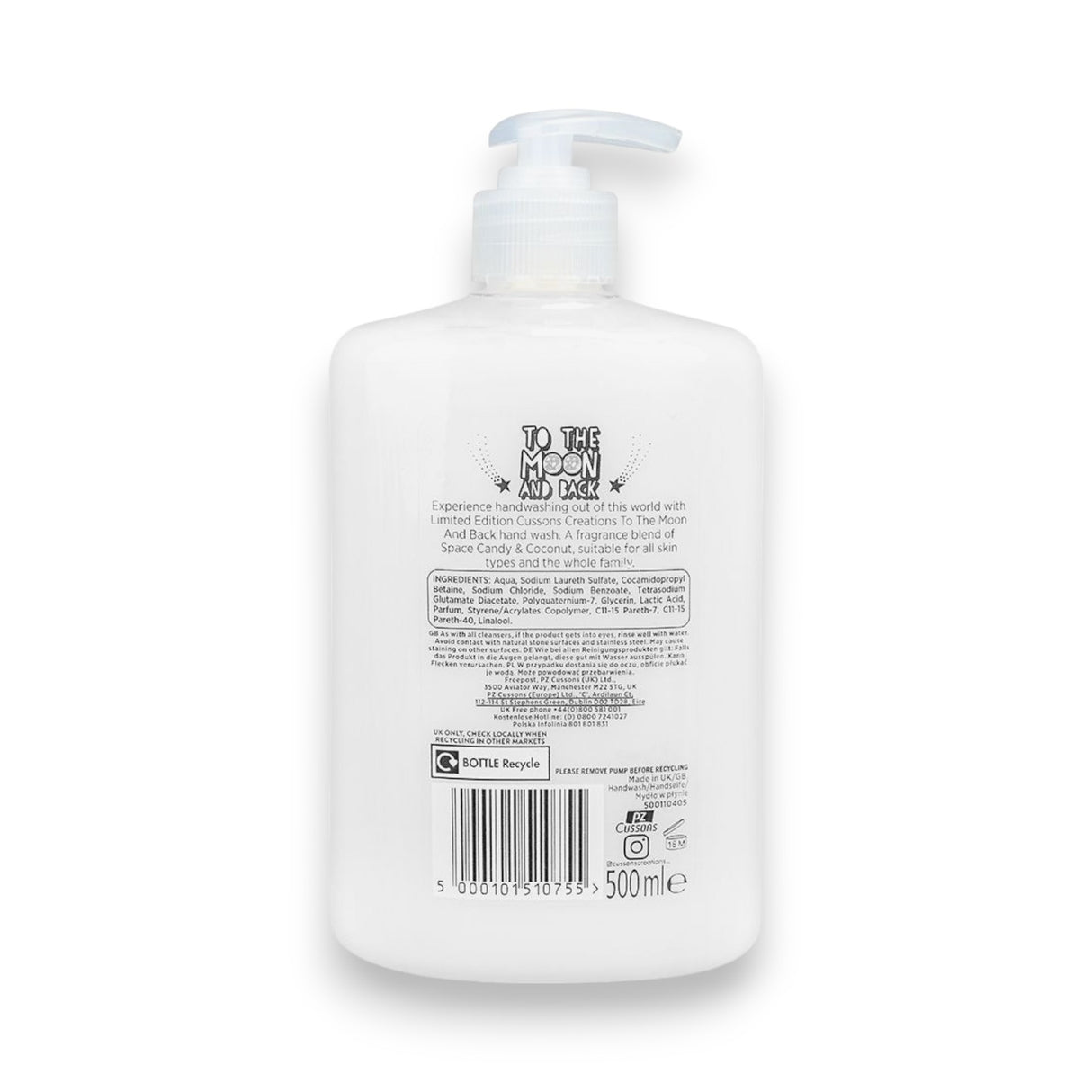 Cusson Creations  Hand Wash 500ml Glagil