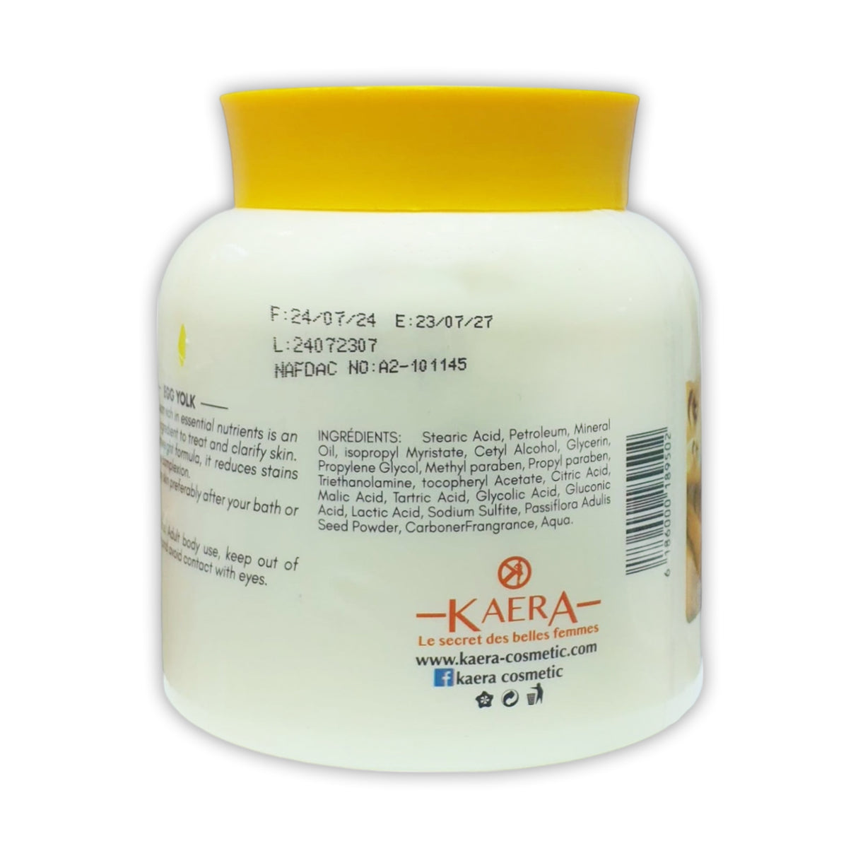 Jaune D'Oeuf Egg Yolk Treating and Clarifying Cream 300g Glagil