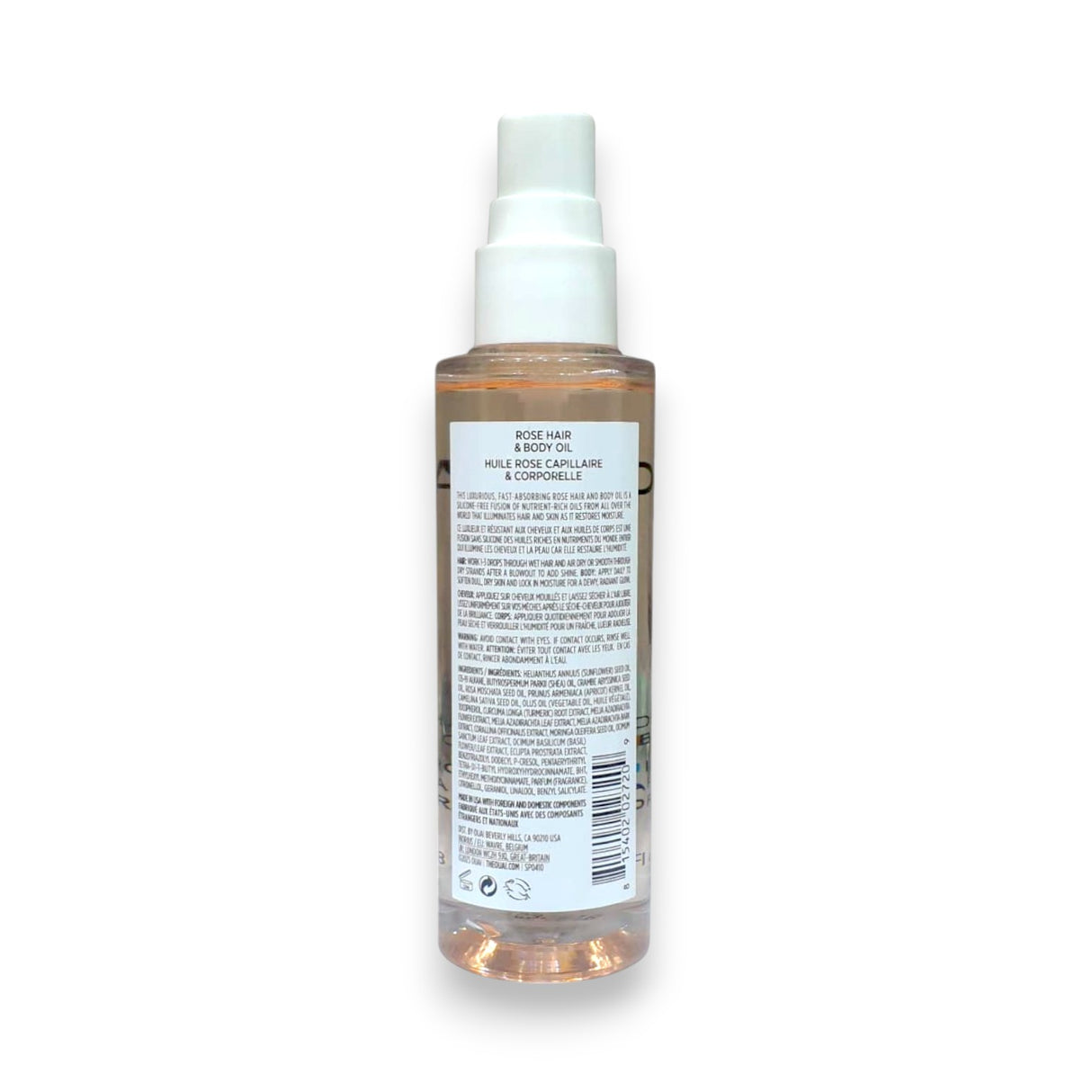 OUIA Rose Hair and Body Oil  98ml Glagil