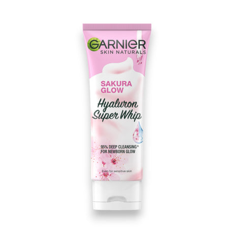 Garnier Skin Naturals Sakura Glow Hyaluron Super Whip 100ml Glagil