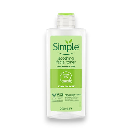 Simple Soothing Facial Toner with Vitamin B5 200ml Glagil