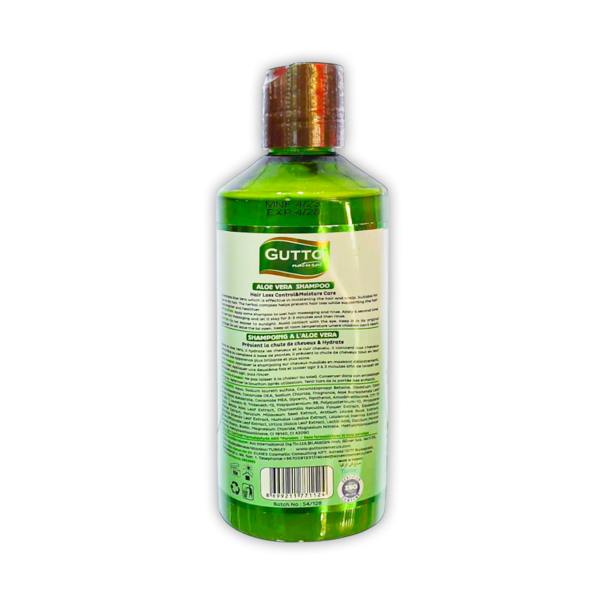 Gutto Natural Shampoo 400ml Glagil