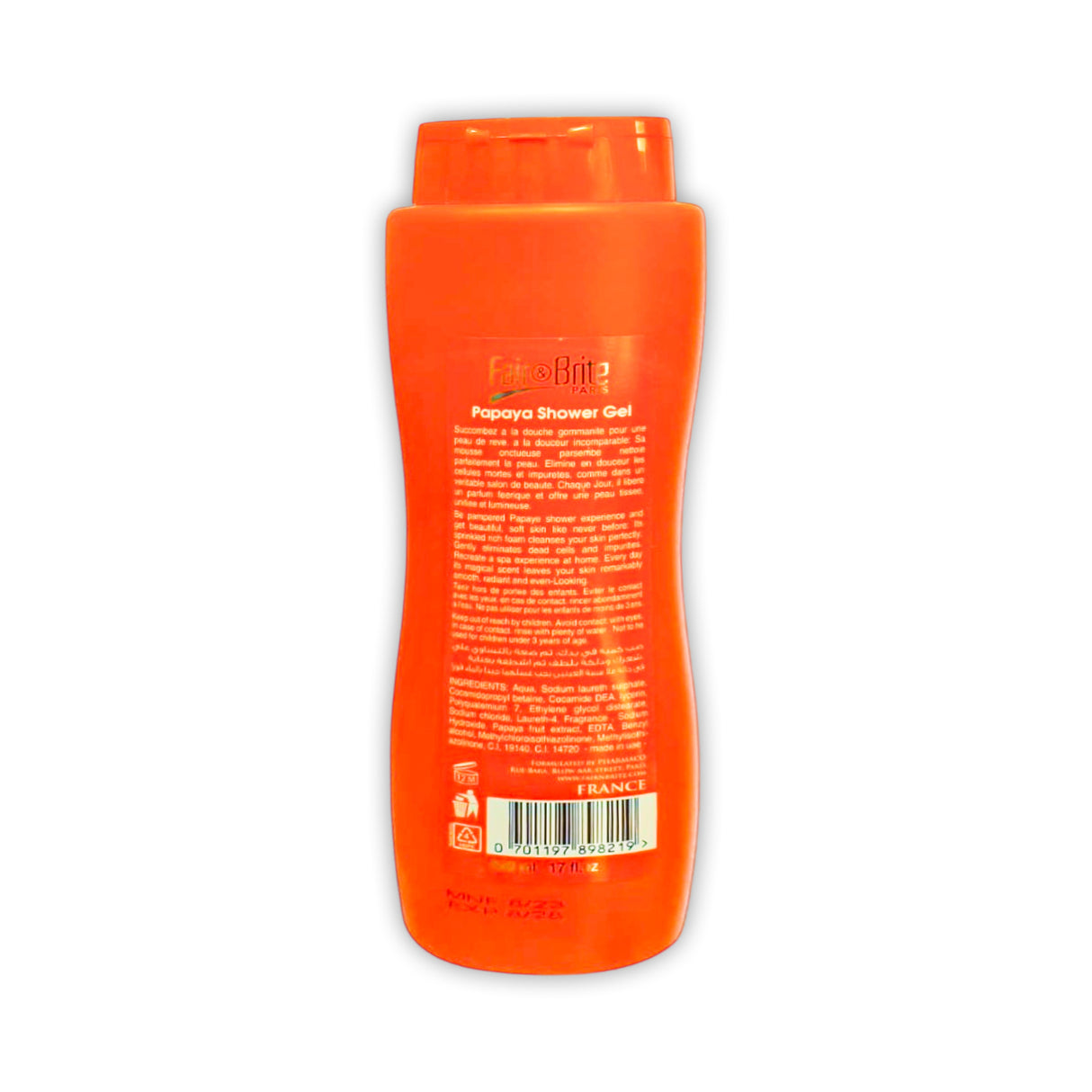 Fair and Brite Shower Gel 500ml Glagil