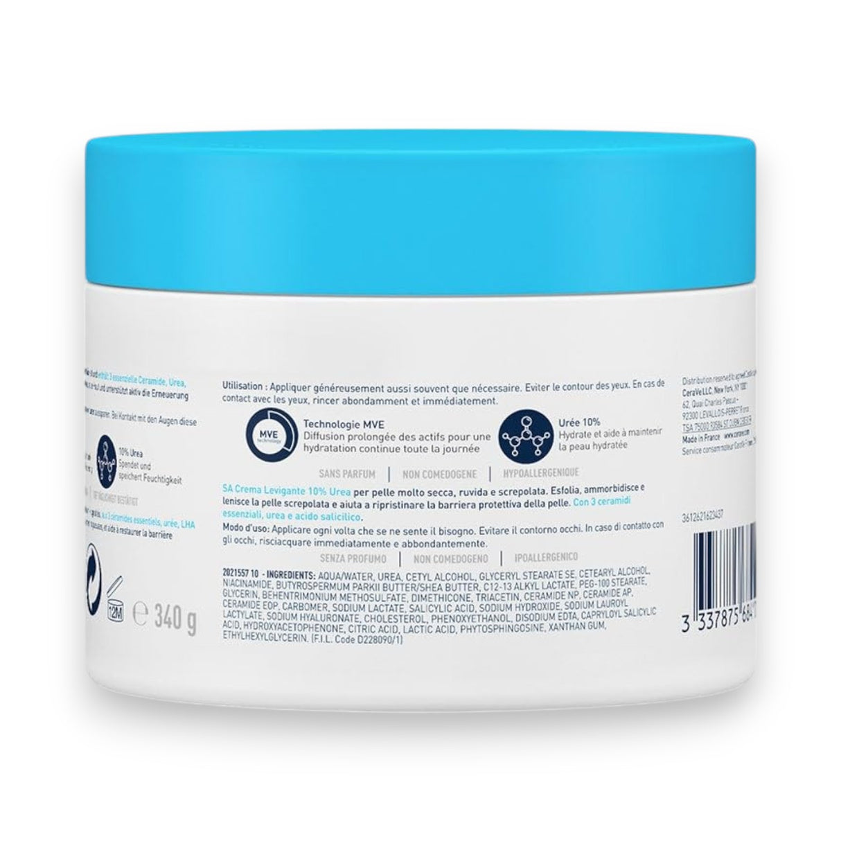 Cerave SA Smoothing Cream 340g Glagil