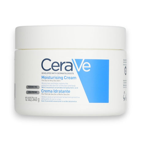 CeraVe Moisturizing Cream for Dry to Very Dry Skin 340g Glagil