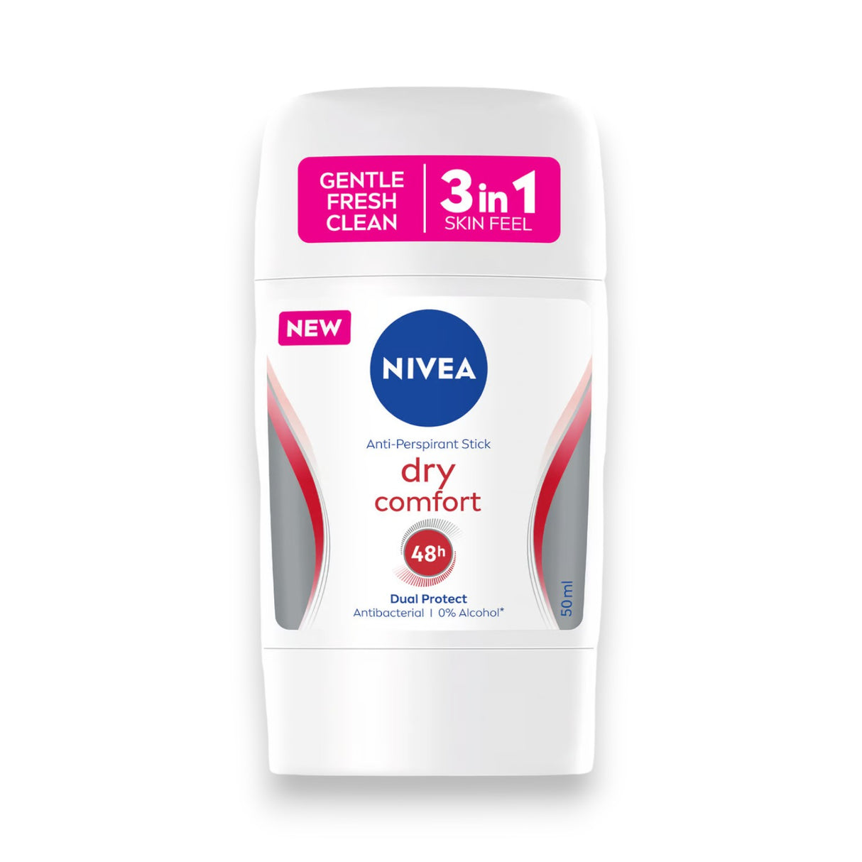 Nivea 3in1 Dry Comfort 48h Anti-Perspirant Stick Deodorant  50ml Glagil