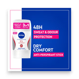 Nivea 3in1 Dry Comfort 48h Anti-Perspirant Stick Deodorant  50ml Glagil