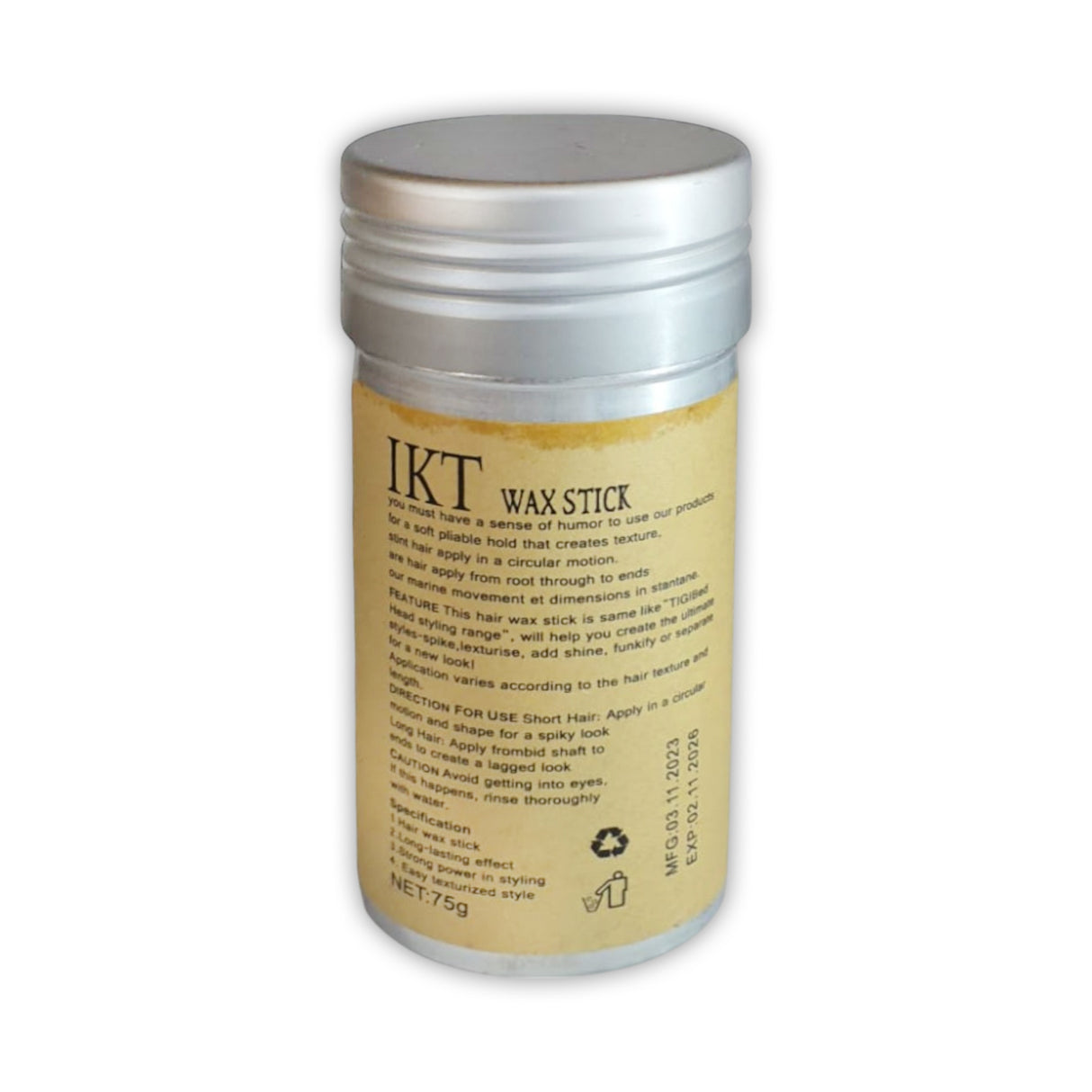 Ikt Hair Wax Stick 75g Glagil