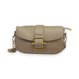 Leather Buckle Chain Shoulder Bag Glagil