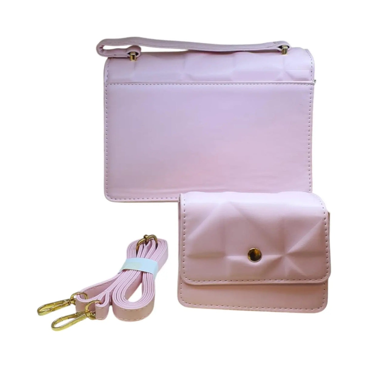 Shoulder Bag Set with Small Pouch - Glagil