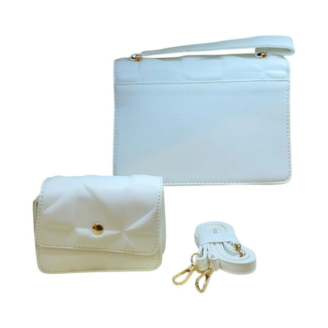 Shoulder Bag Set with Small Pouch - Glagil