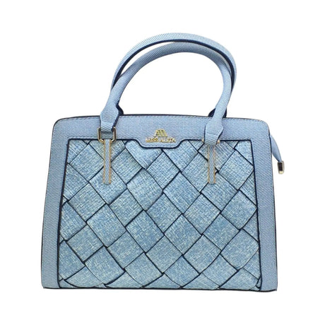 Miss Alita Women's Structured Handbag with Woven Design - Glagil