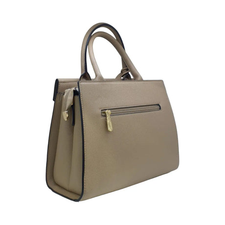 Miss Alita  Leather Handbag with Small Lock - Glagil