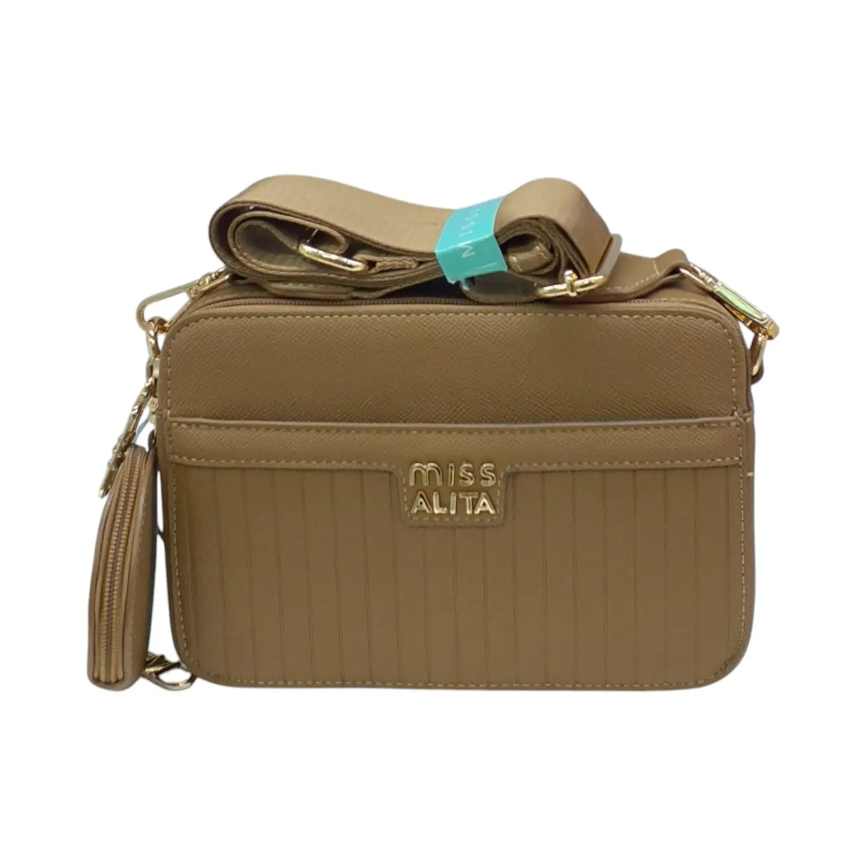 Miss Alita Minimalist Crossbody Bag with Small Pouch - Glagil