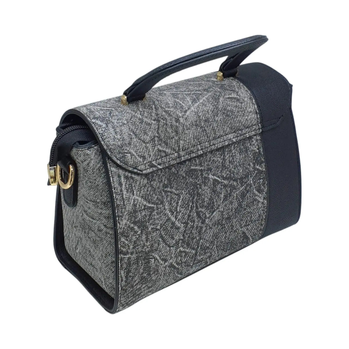 Miss Alita Textured Top Handle Bag - Glagil