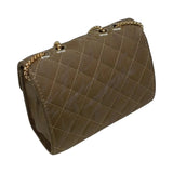 Quilted Chain Shoulder Bag with Gold Chain - Glagil