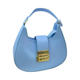 BB Hobo Shoulder Bag with Gold Lock - Glagil