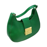 BB Hobo Shoulder Bag with Gold Lock - Glagil