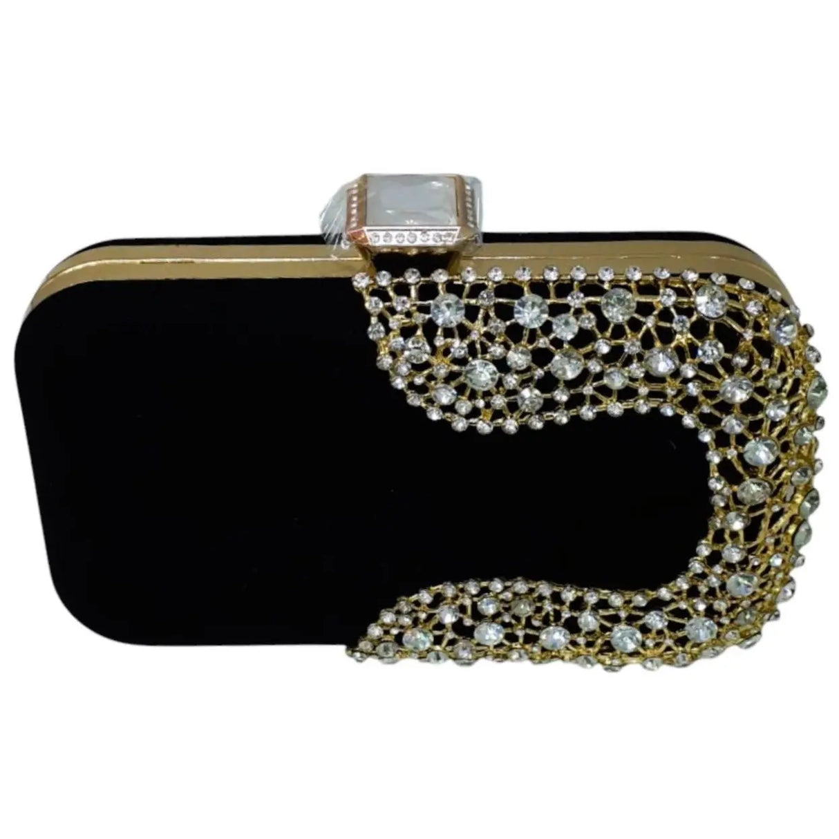 Velvet Crystal Clutch - Glagil