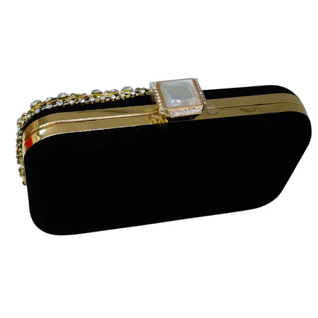 Velvet Crystal Clutch - Glagil