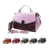 BS Two-Tone Elegant Handbag with Wallet - Glagil